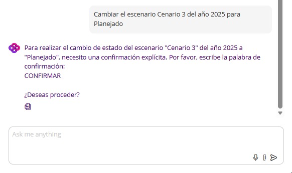 Cambio de estado de escenario
