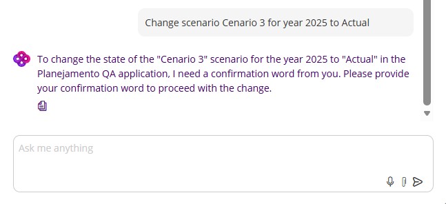 Scenario state change