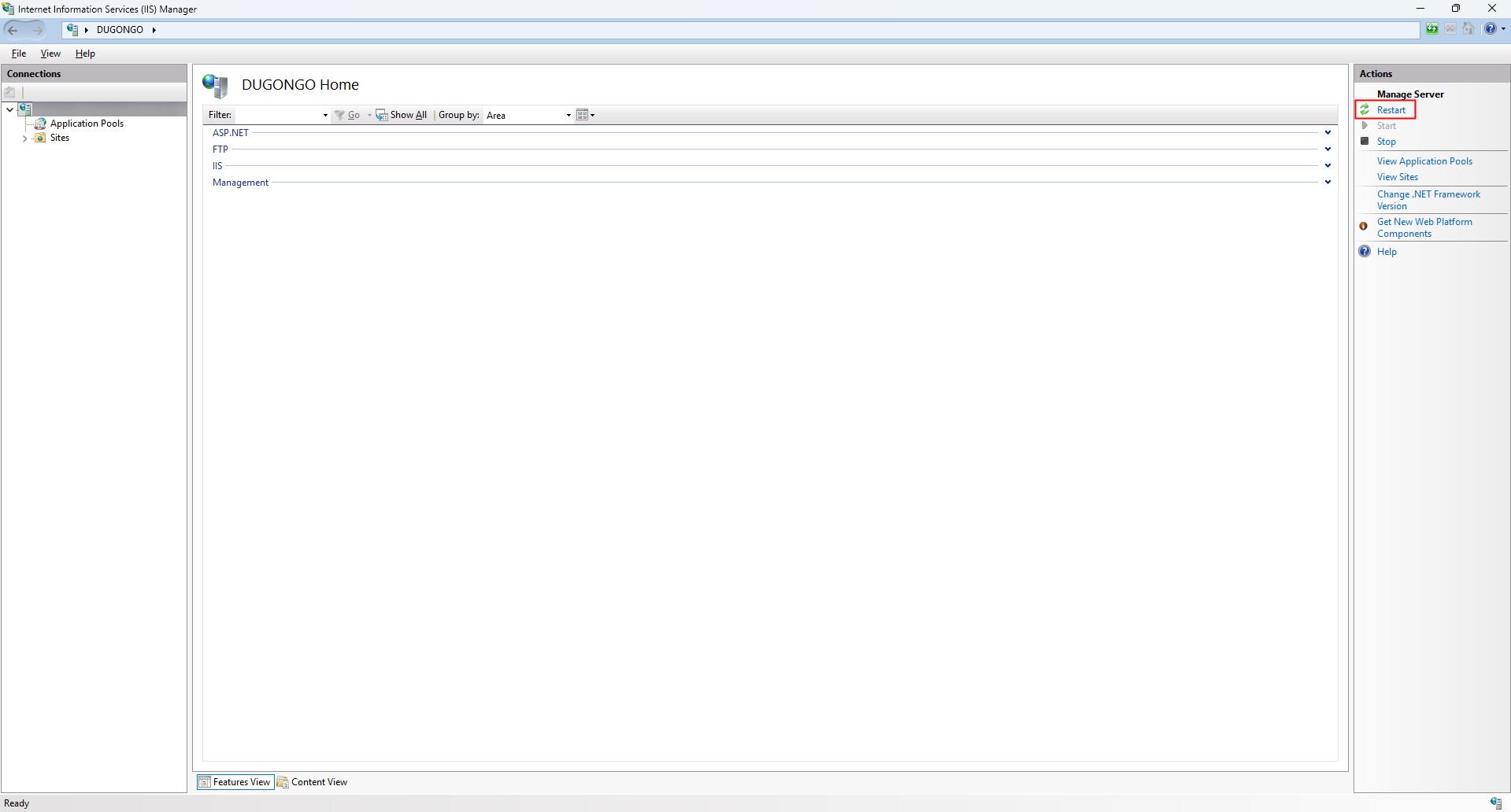 IIS Restart