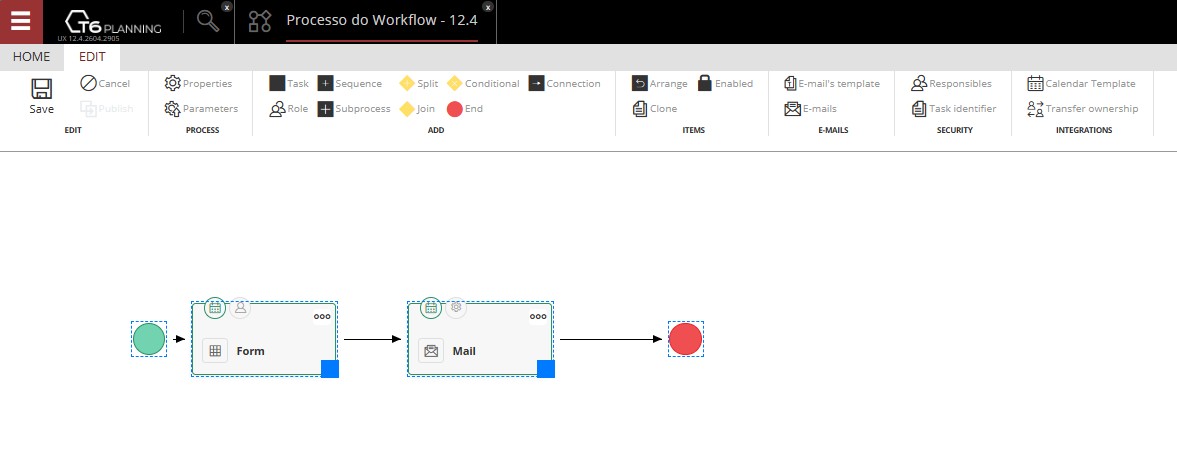Workflow BPM - Alinhado