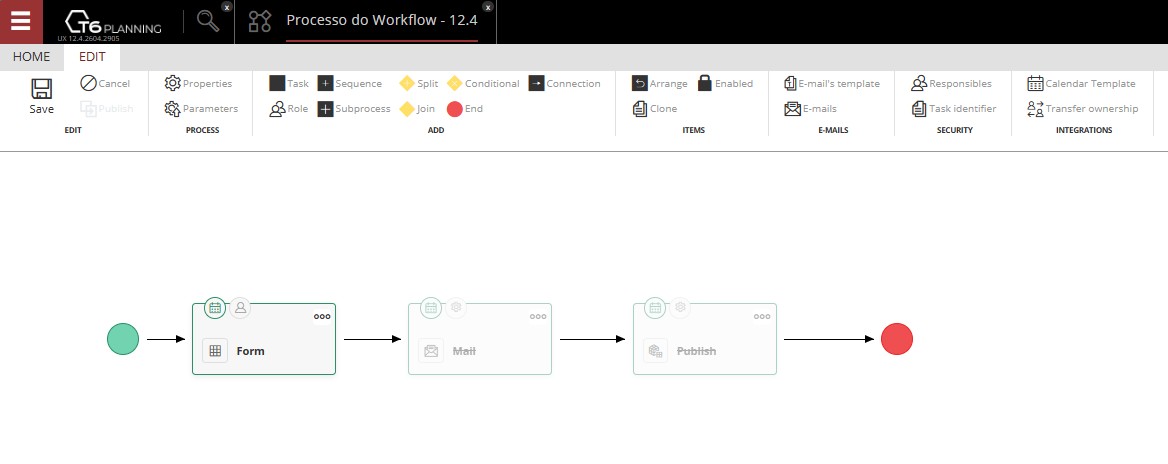 Workflow BPM - Alinhado