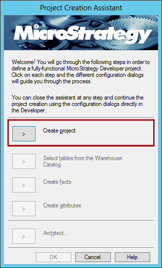 Figura 16: Create project