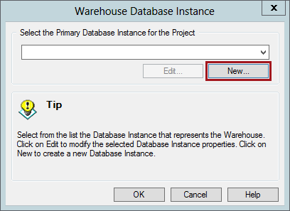 Figura 19: Warehouse Database Instance