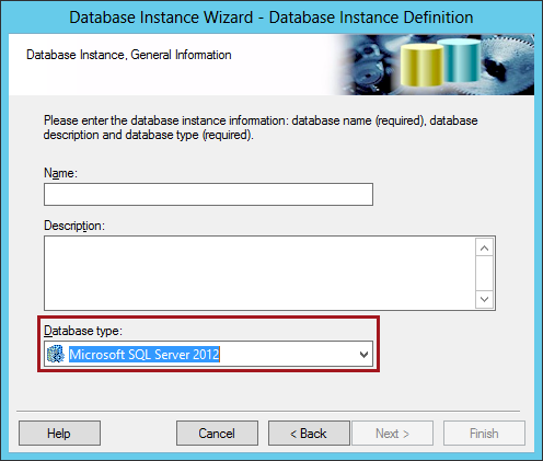 Figura 21: Criar Database Instance