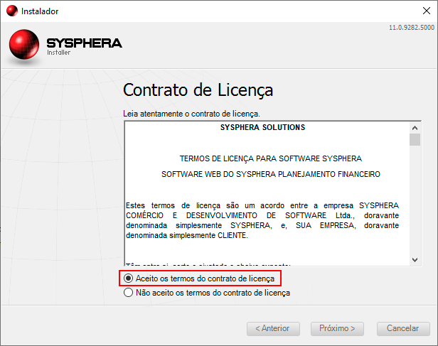 Figura 29: Contrato de licença