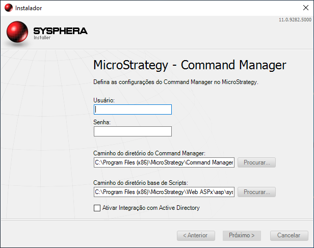 Figura 42: MicroStrategy – Command Manager