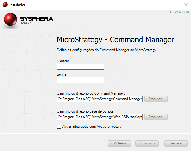 Figura 71: Tela MicroStrategy – Command Manager