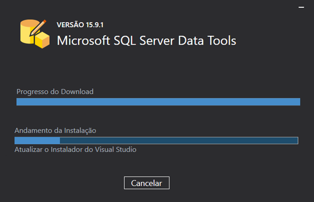 Figura 3 Progresso da Instalação