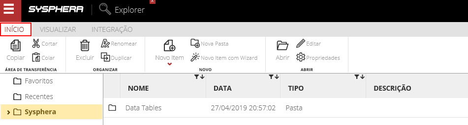 Figura 22 Acessando a pasta T6 Planning